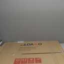 LOAAO 22X30 Gold Bathroom Mirror, Rounded Rectangle Gold Frame Mirror, Brushed Gold Bathroom Vanity Mirror Wall-Mounted, Anti-Rust, Hangs Horizontally or Vertically