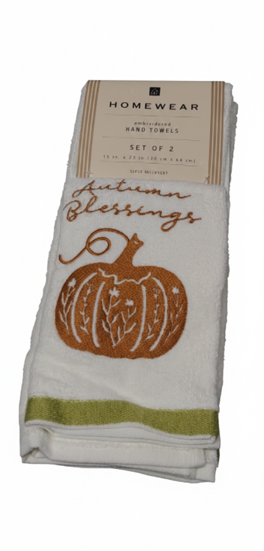 Home Wear Hand Towels Set of 2 15x25