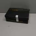 IDIFU Women's Block Low Chunky Heel Strappy Sandals Open Toe Ankle Strap Dress Wedding Evening Shoe for Women Bridal (Rose Gold Shiny, 8.5 M US)