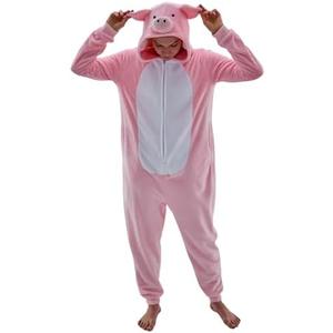 JUOLOET Unisex Adult Onesie Pajamas Animal One Piece Snug Fit Halloween Costume Sleepwear Homewear Size L