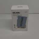 Delamu Bathroom Organizers and Storage, 2-Tier 2-Drawer Makeup Organizer Countertop, Easy to Install, Ideal for Bathroom Storage, Vanity, Large Skincare, Perfume, Present, and More, Amber Broken