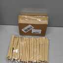 100pcs Paper Pens with Black Ink - Eco-Friendly Recyclable Cardboard Barrel Pens, Bullet Tip 1.0mm for Smooth Writing, Office School Supplies