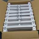 Smartor Skirt Hangers|Pants Hangers with Clips 60 Pack | Space Saving| Durable| Durable Clips| Pant Hanger for Men| White Hanger Clips for Women Shorts, Jeans, Slacks