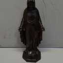 BGCOPPER Wooden Virgin Mary Statue, Our Lady of Guadalupe Figurine Ornament, Catholic Virgin Figure Religious Gift for Home Decor Christmas - 12 Inch