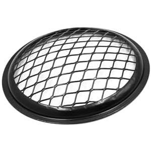 VekAuto 5.5 Inch Dia Black Metal Motorcycle Headlight Mesh Grill Protector Guard Cover Auto Accessories