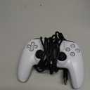 NBCP Wired PS5 Controller - Gaming Controller for PlayStation 5, PS4, PC/Steam, Turbo & Linear Hall-effect Trigger, Dual Vibration, 3.5mm Audio Jack - White