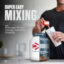 Dymatize ISO100 Whey Protein Powder Isolate, Gourmet Chocolate, 25g of Protein, 5 Pound, 5.5g BCAAs, Less Than 120 Cal., Gluten Free, 1g Fat, 1g Sugar, 2g Carb (71 Servings) (EXP 04/01/27)