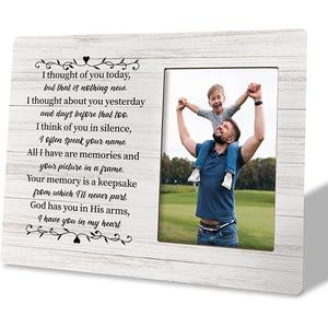 Memorial Gifts, Wooden Picture Frame 4x6