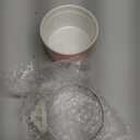 WQY Groceryshop Bird Cage Feeder Parrot Food Cage Bowl Clamp Holder Coop Cup, Ceramic Bird Cage Water Bowl, Pet Feeder Cage for Parakeet African Greys Conure Cockatiels Lovebird Budgie Chinchilla-Pink