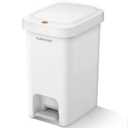 MOPALL Trash Can with Lid, Kitchen Step Trash Can, Garbage Can with Press Top Lid & Foot Pedal, Trash Bin Garbage Bin Waste Bin Waste Basket for Bathroom|Kitchen|Bedroom|Living Room|Office, 5.7 Gallon
