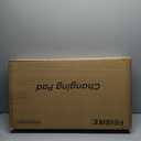 Feisike Baby Changing Pad, Waterproof Wipe-Clean PU Surface, Non-Slip Safety Base & Removable Toy Bar, Ergonomic Diaper Changing Station for Dresser, Nursery, or Travel, Gray