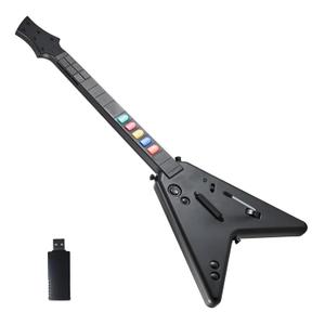 DOYO PC Wireless Guitar Hero Controller with Dongle for PS3, PS4/PlayStation 4, Compatible with Guitar Hero & Rock Band, Plug-and-Play