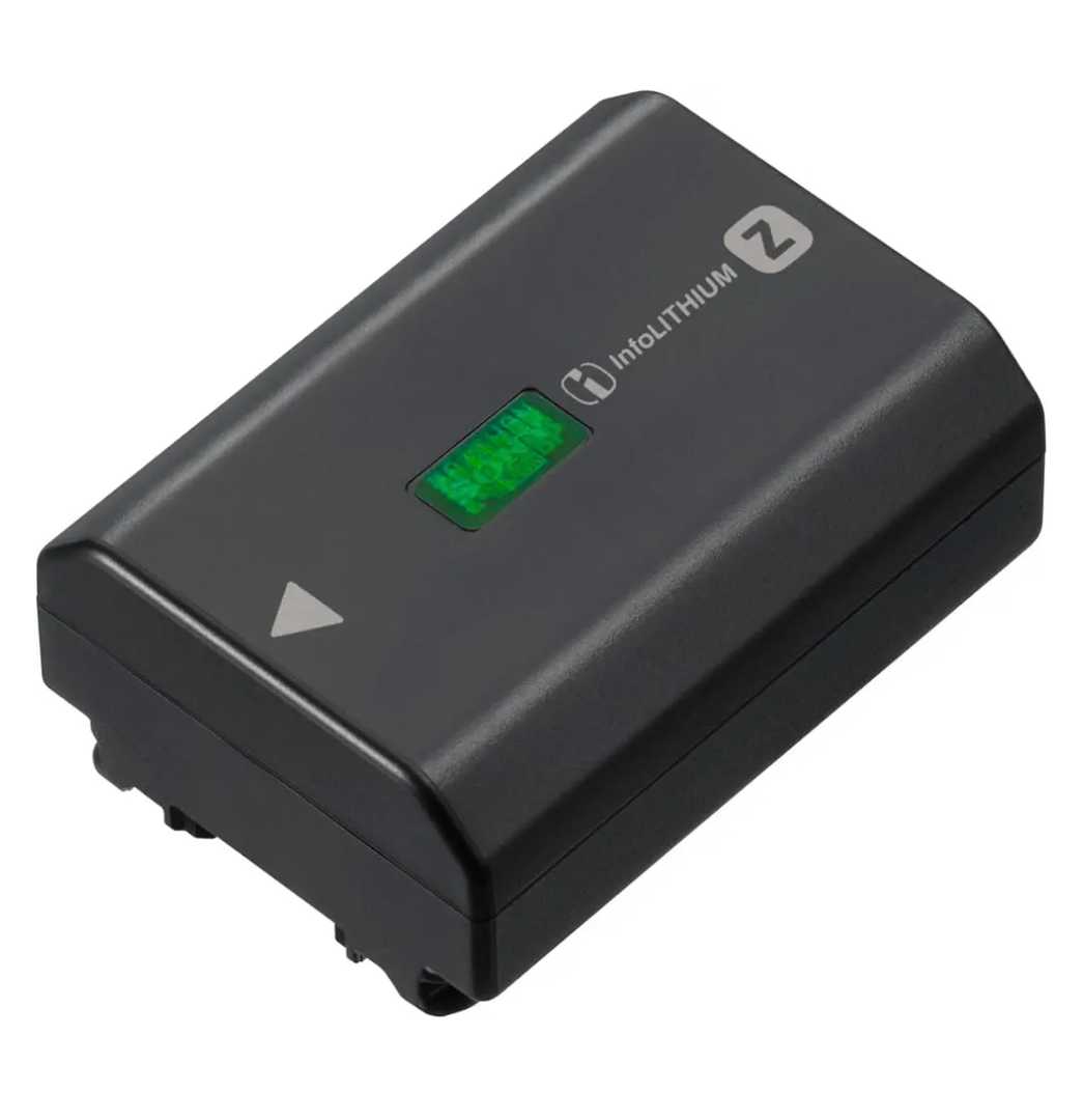 Sony NPFZ100 Z-Series Rechargeable Battery Pack for Alpha A7 Iii, A7R, A9 Digital Cameras Black, 7.2V