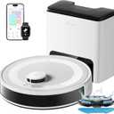 Lefant M2 Plus Robot Vacuum and Mop Combo,190 PSD Obstacle Avoidance,LIDAR Navigation,40-Day Capacity,Powerful Suction,Perfect for Pet Hair,140 Min Runtime, WiFi/App/Alexa (White)