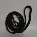 Heavy Duty Dog Leash - 2 Handles by Padded Traffic Handle for Extra Control, 6foot Long - Perfect for Medium to Large Dogs (6 ft, Black)