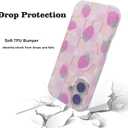 Magnetic Case Compatible with iPhone 16 6.1 inch 2024 for MagSafe Charging Soft TPU Bumper Slim Shockproof Protective Cute Cover (Holographic Checkboard Strawberry)