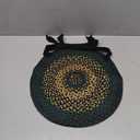VHC Brands Pine Grove Woven Jute Chair Pad with Ties, 15" Round