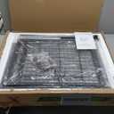 Shintenchi Dog Crate Furniture, Double-Doors Kennel Indoor with Removable Tray, End Table Dog House for Small Breed, 27.2" L, Grey