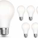 Incandescent Light Bulb Frosted 40W, A19 Bulb, Pack of 6