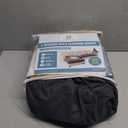 H.VERSAILTEX 100% Waterproof Seat Cushion Covers Sectional Couch Covers 4 Pieces Sofa Cushion Covers L Shape Cushion Chaise Cover for Both Left/Right Couch (Large Sofa 3 Seater + 1 Chaise, Dark Gray)