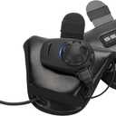 Sena SPH10H-FM-01 Motorcycle Bluetooth Stereo Headset and Intercom with Built-in FM Tuner for Half Helmets, Black (Single Pack)