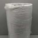 Kante 24 Inch Tall Round Concrete Planter, Large Indoor Outdoor Plant Pots with Drainage Hole and Rubber Plug, Modern Decorative Garden Pots for Home Patio Porch, White