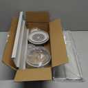 HOXHA Window Duct Kit Dryer Window Vent Kit AC Window kit, Fit with 4 Dryer Ducting & 5.9 AC Hose, Vent Kit Fit for Dryer, Portable AC, Inline Duct Fans, Grow Tents