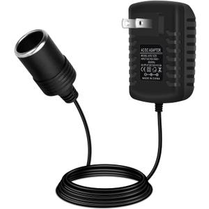 InShareplus 12V 2.5A 30W AC to DC Converter, 12 Volt Cigarette Lighter Adapter, 110V to 12V Car Lighter to Wall Outlet Adapter, Power Supply for Car Devices (MP3, Fan, Dash Cam)