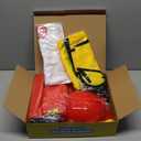 IVENRXIU Toddler Dress Up Clothes, Kids Role Play Costumes 4 In 1 Set-Police Doctor Fireman Engineer for Kids Boys and Girls 3-8, Career Dress Up Pretend Play Toys, Birthday Halloween Christmas Gifts