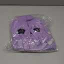 Vansoline Cat Beanie Hat and Gloves Women Winter Knitted Cap and Gloves for Cold Weather Winter Accessories (Purple)