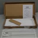 Coffee Pod Organizer for Countertop, Bamboo K Cup Holder, Easy Assembly Coffee Station Organizer for Home Office Coffee Bar, White