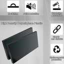 High-Density Polyethylene (HDPE) Plastic Sheet 1/2" Thick 18" X 24"- Black HDPE Sheet,for Machining, Home Improvements, DIY Projects, Engineering,High-Density Polyethylene Plastic Block (Pack of 1)