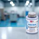 RectorSeal Tru-Blu 31631 Pipe Thread Sealant, Fast-Dry, PTFE Enriched, Plumbing, Designed for high Vibration environments and Thermal Expansion/Contraction, 1/4 Pint