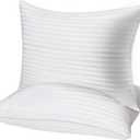 Hotel Collection Bed Pillows for Sleeping, Bed Pillows Queen Size Set Of 2,Gusseted Pillow for Back, Stomach or Side Sleepers