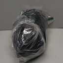 Yakamok 100% Blackout Sliding Door Curtains, Thermal Insulated Grommet Full Light Shading Sliding Door Drape Room Divider Curtain for Living Room/Space, Black, W100 x L84, 1 Panel