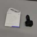 Syncwire Bluetooth 5.4 FM Transmitter Car Adapter 48W (PD 36W & 12W) [Light Switch] [HiFi Bass Sound] [Fast Charging] Wireless Radio Music Adapter LED Display Hands-Free Calling Support USB Drive (Black)