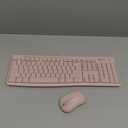Logitech MK270 Wireless Keyboard and Mouse Combo for Windows, 2.4 GHz Wireless, Compact Mouse, 8 Multimedia and Shortcut Keys, 2-Year Battery Life, for PC, Laptop - Rose