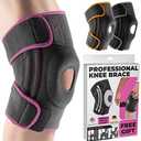 DR. BRACE ELITE Knee Brace with Side Stabilizers & Patella Gel Pads for Maximum Knee Pain Support and fast recovery for men and women-Please Check How To Size Video (Orion's, Medium)