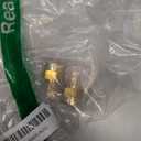 uxcell Brass Pipe fitting, 5/8"-18UNF Flare Male to 1/4NPT Female Thread, Tubing Adapter Hose Connector, for Air Conditioner Refrigeration, 2Pcs