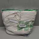 EXCLUSIVE HOME Loha Linen Grommet Top Curtain Panel Pair, 54"x108", Winter White