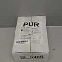 PUR Plus Vertical Faucet-Mount Water Filtration System, Lead-Reducing Filter, Easy Installation, 100-Gallon Capacity, Compatible with External Aerators, Grey