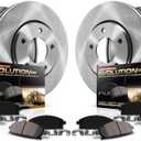 Power Stop KOE8178 Autospecialty Front and Rear Replacement Brake Kit-OE Brake Rotors & Ceramic Brake Pads For Ford F-53 Motorhome Chassis 2008-2019 [Model Specific]