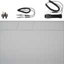 Anti Static Mat with ESD Wrist and Ground Wire,ESD Silicone Soldering Mat Heat Resistant 932 for Electronic Products, iPhone, iPad, iMac, Laptops, Computers, PC Buildings, 20 * 13.5 in