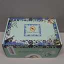 Tabor Place Set of 2 - Glass Sippy Cup for Toddlers - The Luca | Spill-Proof | Silicone Straw | Orange & Indigo Purple | 8 oz | Liquids Never Touch Plastic | Removable Handles (purple)