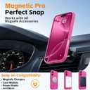 3 x Magnetic for iPhone 17 Case, [Matte Solid Color] [Full Camera Protection] Protective Case for iPhone 17 - Hot Pink