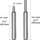 18" to 28" Long Adjustable Gas Lift Cylinder Tube for Bar Stool Drafting Chair Replacement Parts,Heavy Duty Hydraulic Pneumatic Cylinder Shock Piston (10" Lift Stroke)