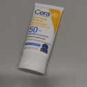 CeraVe 100% Mineral Sunscreen SPF 50, Face sunscreen With Zinc Oxide & Titanium Dioxide, Hyaluronic Acid + Niacinamide + Ceramides, Oil Free, Travel Size 2.5 oz