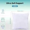 ROYALE LINENS 26 X 26 Pillow Insert - Down Alternative Throw Pillows Insert - Square Pillow Pack of 1 White - Bed & Couch Pillows - Inner Cushion for Bed, Cushion for Living Room - Shams Stuffer