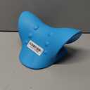 RESTCLOUD Neck and Shoulder Relaxer, Cervical Traction Device for TMJ Pain Relief and Cervical Spine Alignment, Chiropractic Pillow Neck Stretcher (Blue)