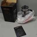 Veken French Press Coffee Maker 34oz, No Plastic Touching Cafe,Thickened Glass Stainless Steel Brewer, Cold Brew Cafetera Tea pot for Kitchen Travel Camping, Gifts, Decor, Bar Accessories, Dark Pewter